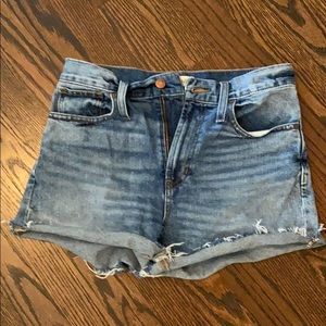 Madewell The Perfect Jean shorts size 25